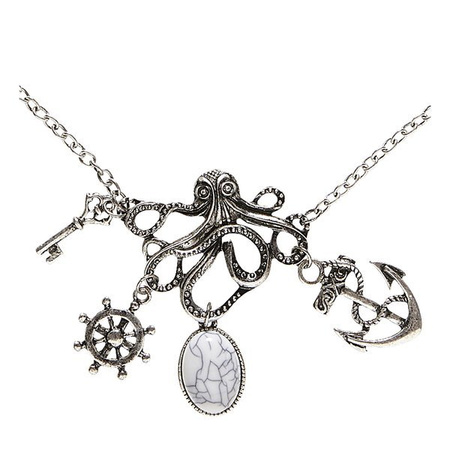 NASZYJNIK OŚMIORNICA  PIRATKA  PIRATKI KORSARZ