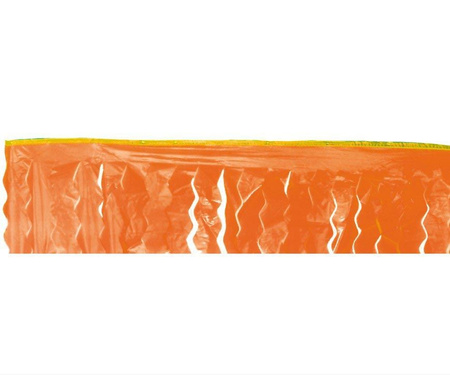 GIRLANDA POMARAŃCZOWA PLASTIKOWA 250 X 15,5 CM