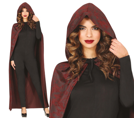 PELERYNA BORDOWO CZARNA 120 CM