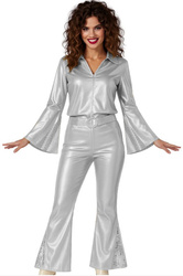 STRÓJ DAMSKI DISCO SREBRNY