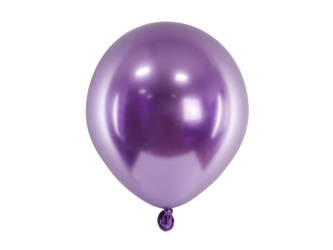BALONY GLOSSY 12 CM FIOLET 50 SZT