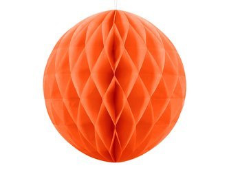 KULA BIBUŁOWA POMARAŃCZOWY, 20 cm