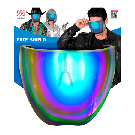 OSŁONA NA TWARZ NIEBIESKO-FIOLETOWA 