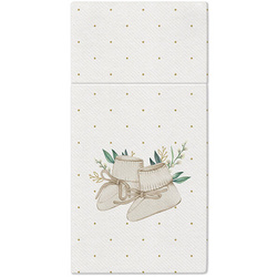 SERWETKI KIESZONKI AIRLAID BUCIKI 40 X 40 CM 25 SZT.