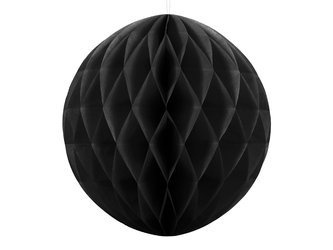 KULA BIBUŁOWA CZARNY, 40 cm