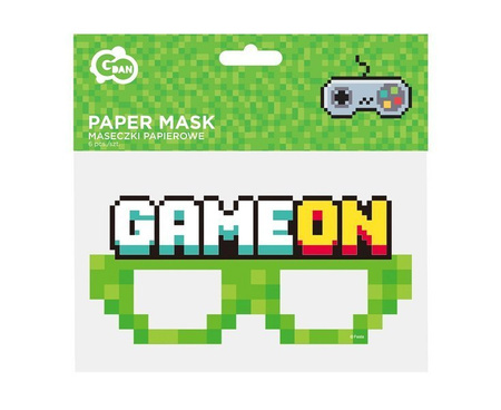OKULARY PAPIEROWE GAME ON