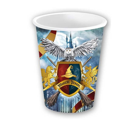 KUBECZKI CZARODZIEJ HALLOWEEN 6 SZT. 240 ML