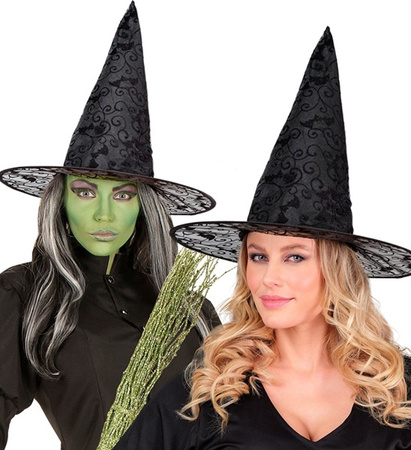 KAPELUSZ CZAROWNICY NIETOPERZE
