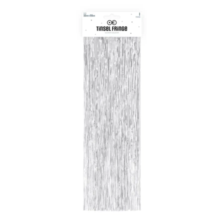 WŁOSY ANIELSKIE NA CHOINKĘ SREBRNE 33 X 50 CM