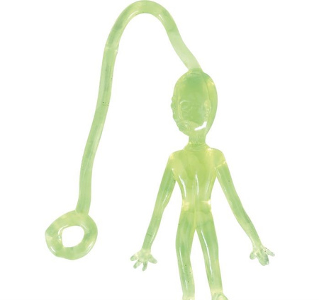 Silikonowy alien 22x3 cm