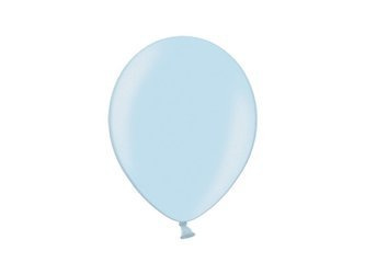 BALONY STRONG 27 CM METALIK JASNY BŁĘKITNY 50 SZT