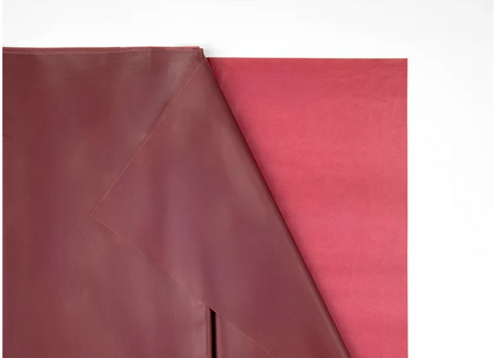 OBRUS CIEMNY CZERWONY 137 X 183 CM 