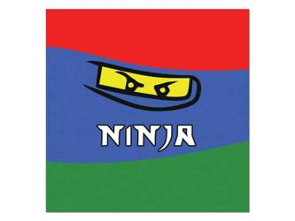 SERWETKI LEGO NINJAGO 33CM 20 SZTUK
