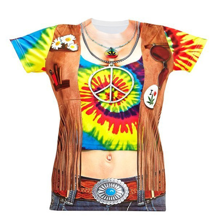 KOSZULKA HIPISKA NADRUK 3D