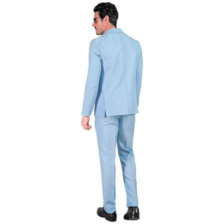 STRÓJ GARNITUR MĘSKI JASNY NIEBIESKI 