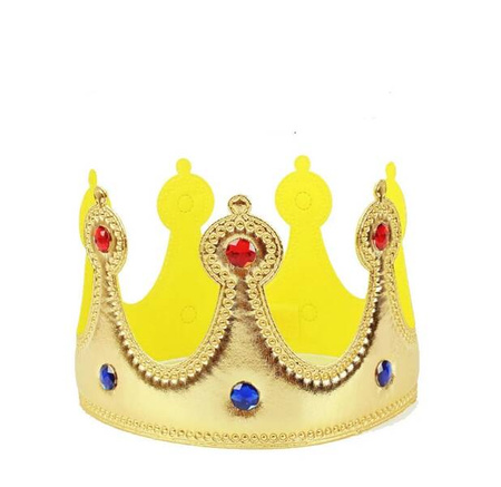 STRÓJ KRÓLA CZERWONY Z KORONĄ 