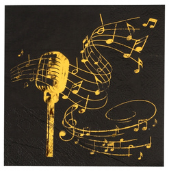 SERWETKI PAPIEROWE MUZYKA 25 CM 20 SZT