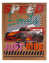 TORBA PREZENTOWA WYŚCIGI BRĄZOWA 31 X 40 X 12 CM