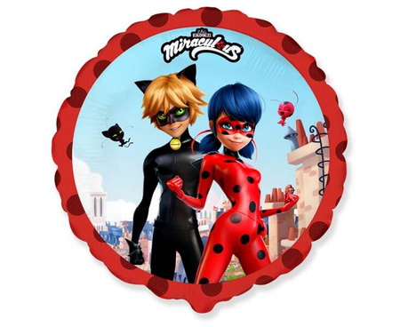 BALON FOLIOWY 18 CALI MIRACULOUS 48 CM