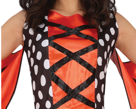 STRÓJ DAMSKI MOTYL POMARAŃCZOWY 