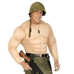 KOSZULKA Z MIĘŚNIAMI MUSKUŁY BEŻOWA