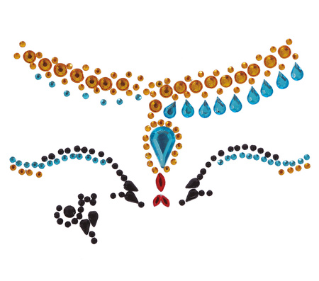 NAKLEJKI CYRKONIE NA TWARZ EGIPCJANKA