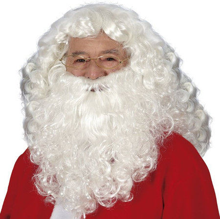 PERUKA MIKOŁAJA Z BRODĄ 