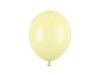 BALONY PASTELOWE ŻÓŁTE 27 CM 100 SZT