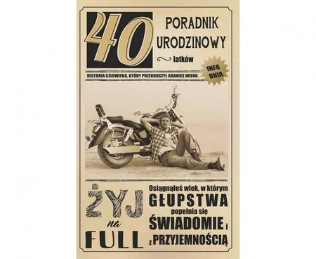 KARTKA URODZINOWA 40 URODZINY