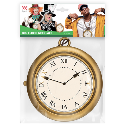 ŁAŃCUCH ZABAWKOWY ZEGAR 20 CM