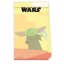 TOREBKI NA UPOMINKI SŁODOKŚCI BABY YODA 4 SZT STAR WARS