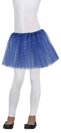 SPÓDNICZKA TUTU GRANATOWA W GWIAZDKI 30 CM