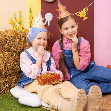 PUDEŁKO NA CHIPSY KONIKI 15 X 10 CM 3 SZT