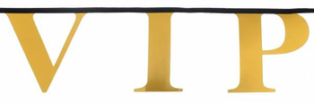BANER PAPIEROWY ZŁOTY VIP 250 CM