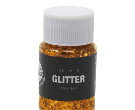 ŻEL Z BROKATEM POMARAŃCZOWY 20 G 