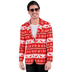 MARYNARKA MĘSKA CZERWONA ŚWIĘTA