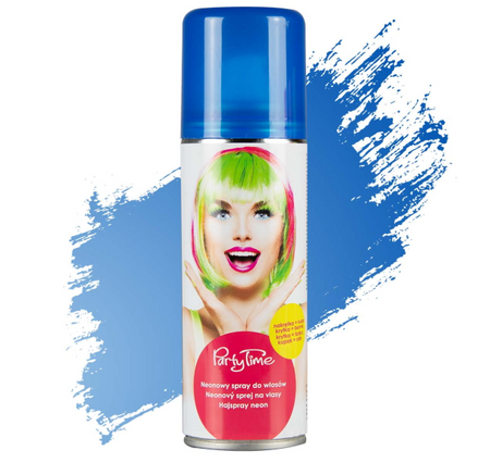 SPRAY DO WŁOSÓW 125 ML NIEBIESKI