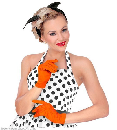 RĘKAWICZKI KLAUNA POMARAŃCZOWE