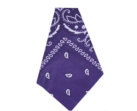 FIOLETOWA CHUSTKA KOWBOJA