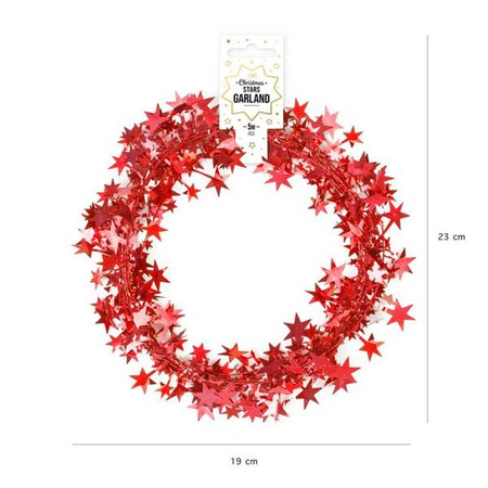 GIRLANDA CZERWONE GWIAZDKI
