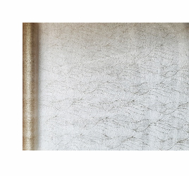 ORGANZA Z NADRUKIEM ZŁOTY BROKAT 0,48 x 9 m