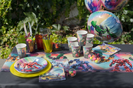 SERWETKI PAPIEROWE AUTOBOT ROBOT MECH 33 CM 20 SZT.