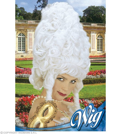 PERUKA BARONOWA TAPIR BIAŁA