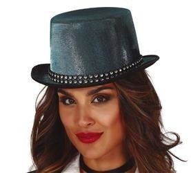 CYLINDER BŁYSZCZĄCY TURKUSOWY