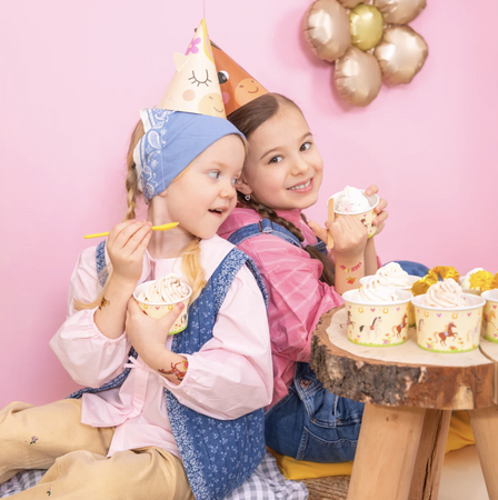 KUBECZKI DO LODÓW KONIKI 150 ML 6 SZT