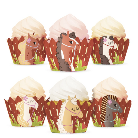 PAPILOTKI DO MUFFINEK KONIKI 6 SZT