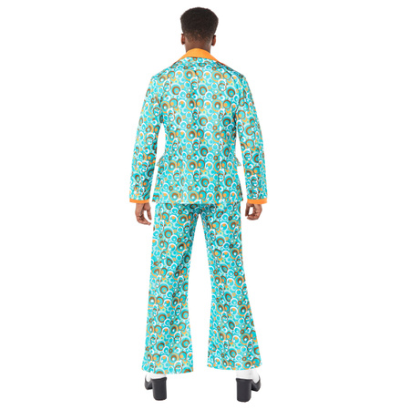 STRÓJ MĘSKI GARNITUR GROOVY TURKUS 