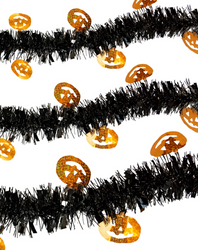 GIRLANDA W DYNIE CZARNA 3 M HALLOWEEN