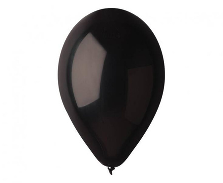 BALONY LATEKSOWE 10 CALI 100 SZT 26 CM CZARNY