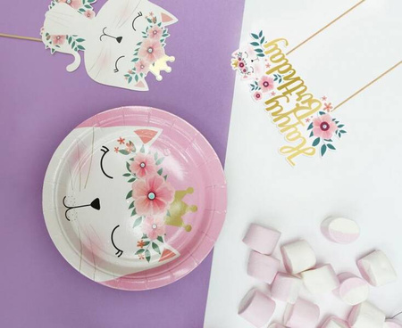 ZESTAW KOTEK TALERZYKI+KUBECZKI